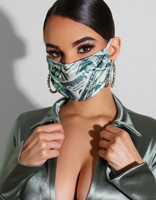 Load image into Gallery viewer, 100 Dollar Bills Fashion Mask
