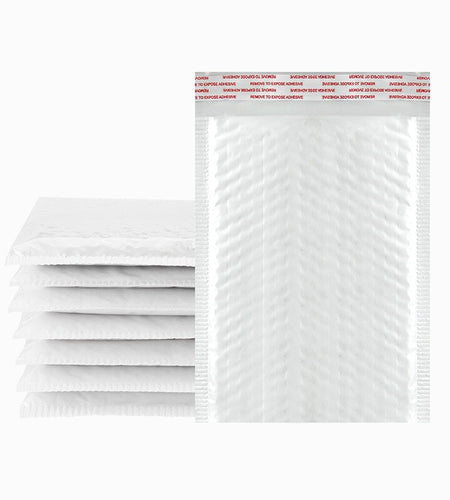 White Bubble Mailers Self Seal Poly Mailers Padded Envelope Waterproof