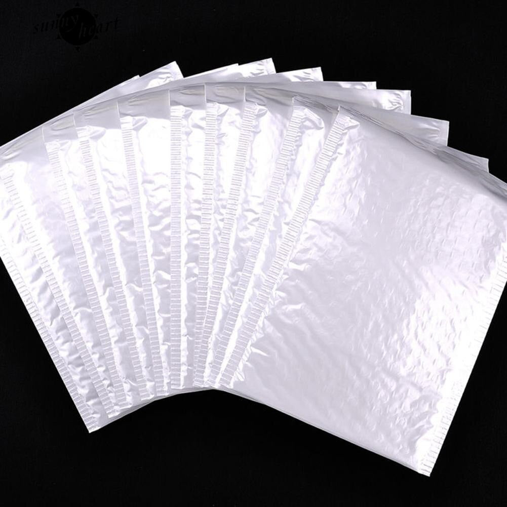 White Bubble Mailers Self Seal Poly Mailers Padded Envelope Waterproof