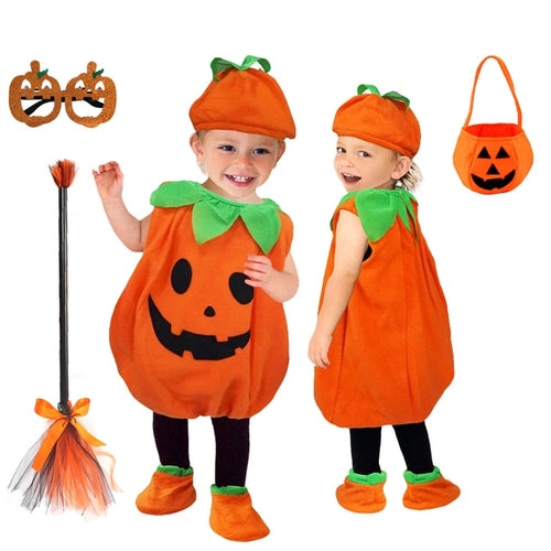 Wholesale Halloween Baby Boy and Girls Cosplay Pumpkin Costume 2   10