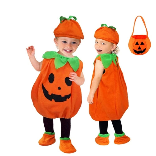 Wholesale Halloween Baby Boy and Girls Cosplay Pumpkin Costume 2   10