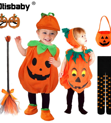 Wholesale Halloween Baby Boy and Girls Cosplay Pumpkin Costume 2   10