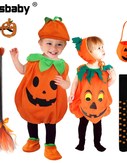 Load image into Gallery viewer, Wholesale Halloween Baby Boy and Girls Cosplay Pumpkin Costume 2   10
