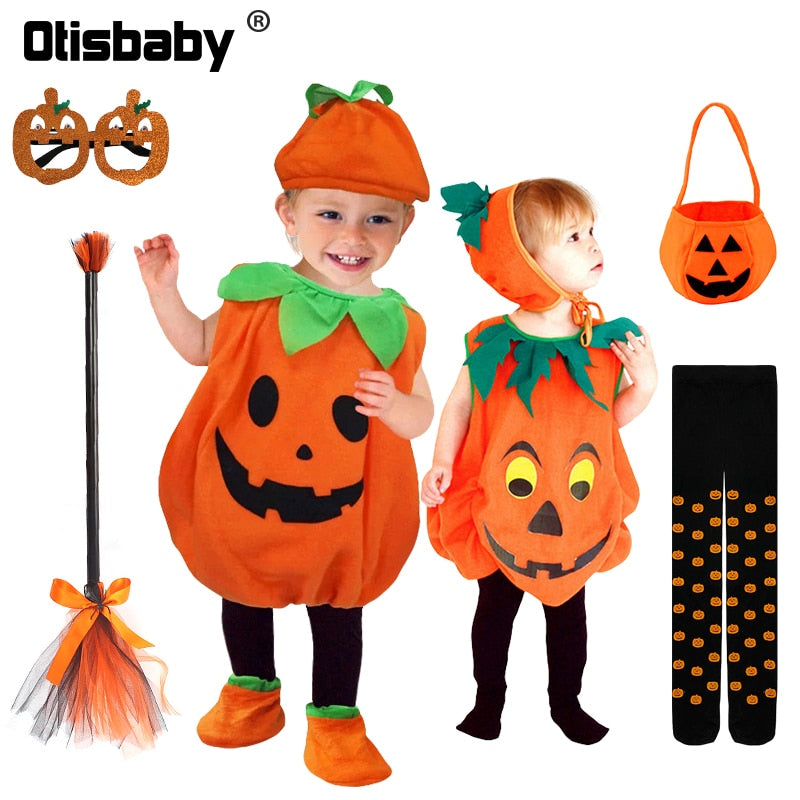 Wholesale Halloween Baby Boy and Girls Cosplay Pumpkin Costume 2   10