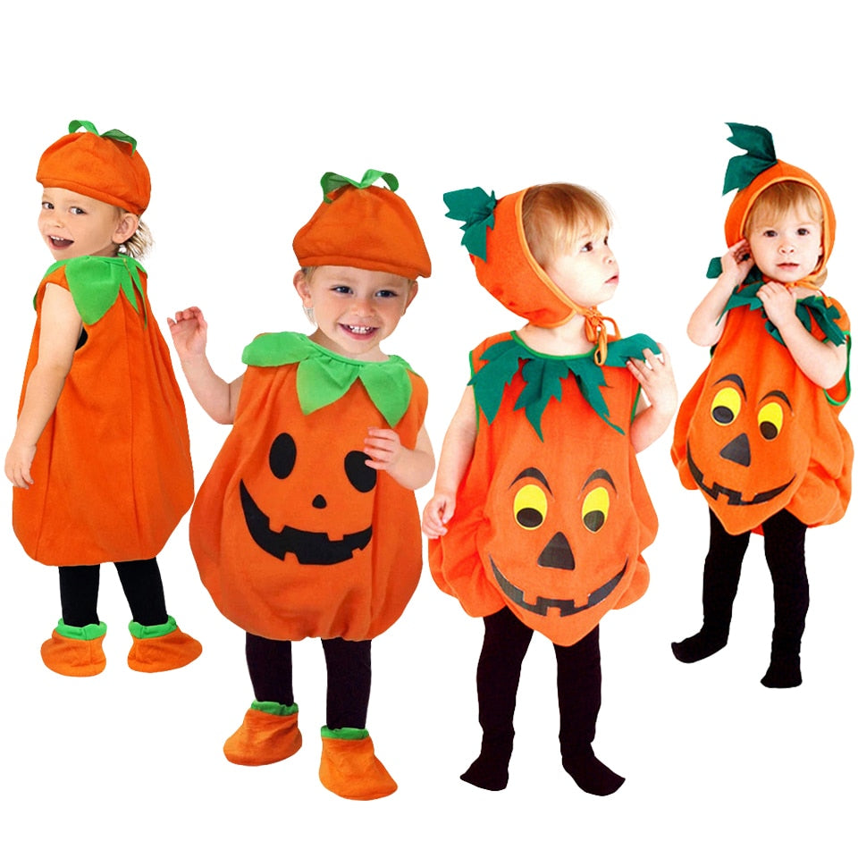 Wholesale Halloween Baby Boy and Girls Cosplay Pumpkin Costume 2   10