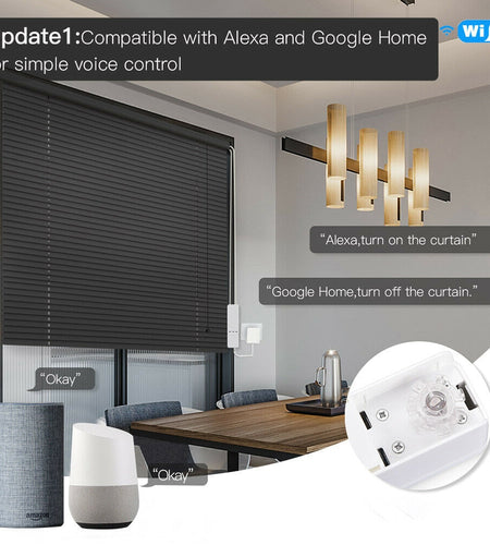 Tuya Wifi Smart Roller Blinds Motor | Smart Motorized Chain Roller