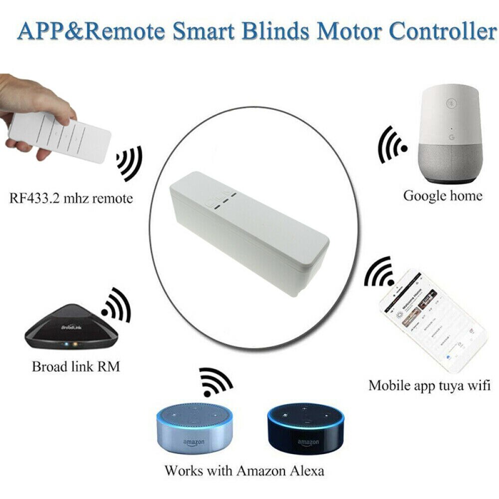 Tuya Wifi Smart Roller Blinds Motor | Smart Motorized Chain Roller