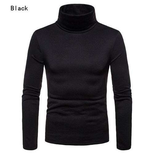 Load image into Gallery viewer, Winter Autumn Men&#39;s Sweaters Knitted Pullover Turtleneck Long Sleeve
