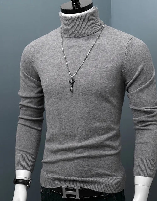 Load image into Gallery viewer, Winter Thick Warm Sweater Men Turtleneck | Men&#39;s Turtleneck Warm
