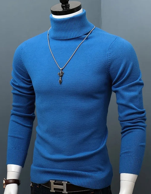 Load image into Gallery viewer, Winter Thick Warm Sweater Men Turtleneck | Men&#39;s Turtleneck Warm
