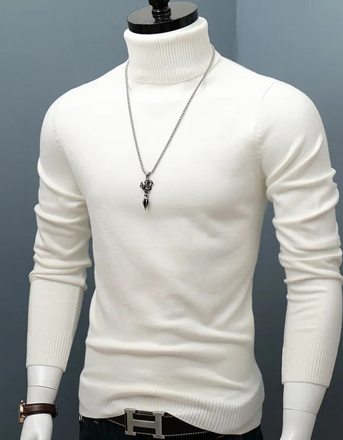 Load image into Gallery viewer, Winter Thick Warm Sweater Men Turtleneck | Men&#39;s Turtleneck Warm
