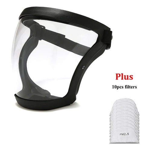 Work Protection Mask Transparent Facial Protector Face Facemask