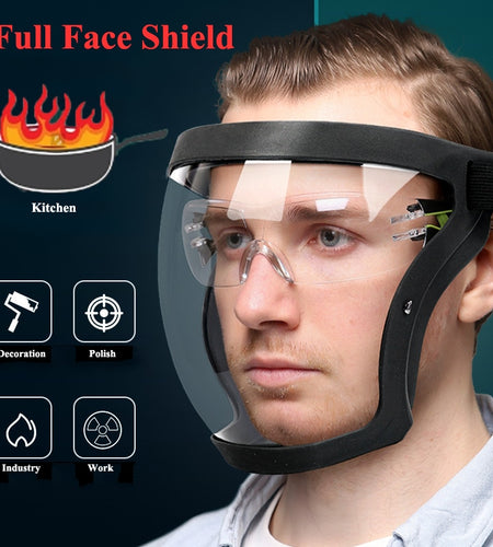 Work Protection Mask Transparent Facial Protector Face Facemask