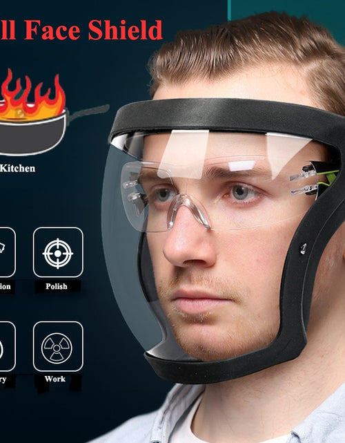 Load image into Gallery viewer, Work Protection Mask Transparent Facial Protector Face Facemask
