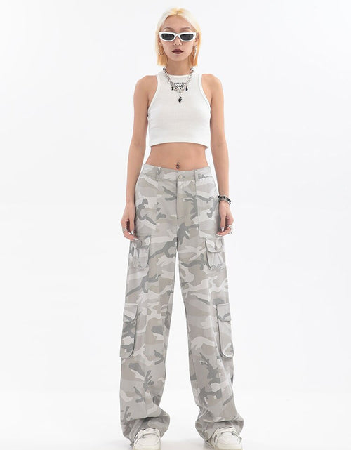 Load image into Gallery viewer, Y2k Cargo Pants Women&#39;s Baggy Pants 2022 Autumn Streetwear Oversized
