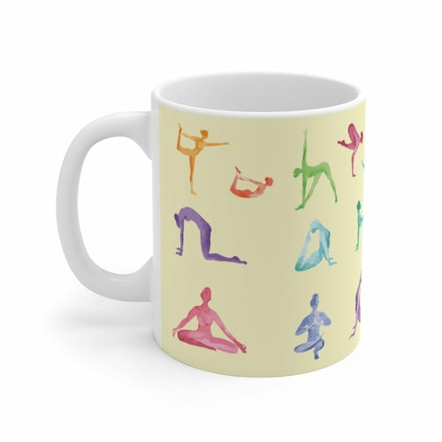 Load image into Gallery viewer, Yoga Poses Mug
