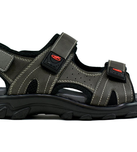 Men's Strappy Summer Sandals Grey
