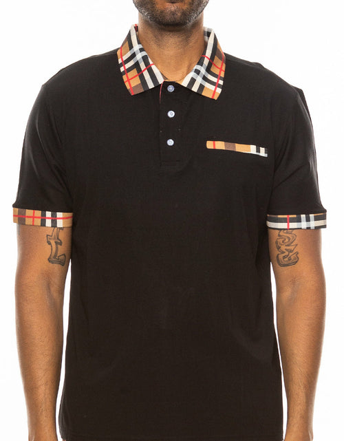 Load image into Gallery viewer, Checkered Detail Polo
