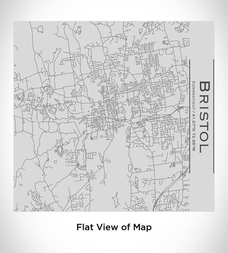 Bristol - Connecticut Map Tumbler