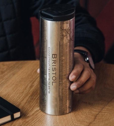 Bristol - Connecticut Map Tumbler