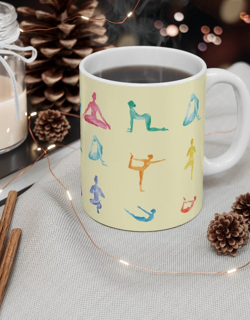 Load image into Gallery viewer, Yoga Poses Mug
