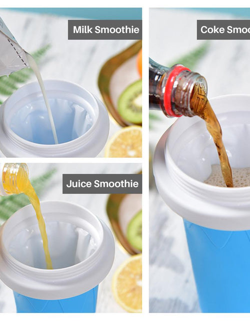 Load image into Gallery viewer, Slushy Maker Portable Travel Ice Cup Homemade Freeze Drinks Cup
