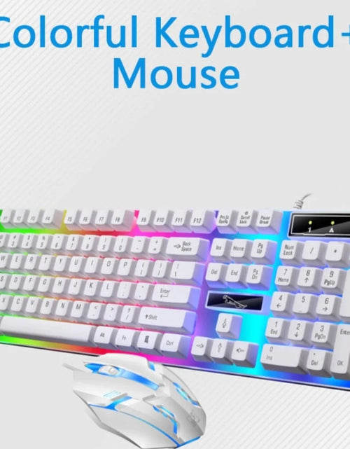 Load image into Gallery viewer, Ninja Dragons White Knight Gaming Keyboard and Mouse Set
