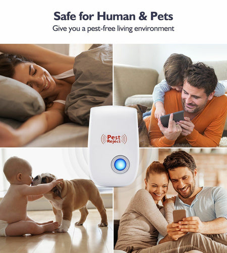 Electronic Pest Reject Control Ultrasonic Repeller Rat Spider Roaches