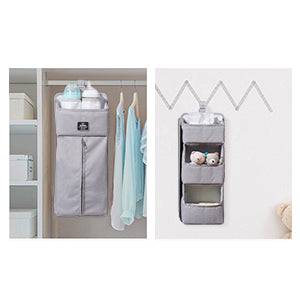 Load image into Gallery viewer, Nursery 3-in-1 Baby Crib Organizer with Insulated Pockets
