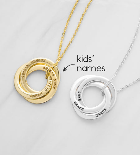 Personalized Grandma Gift, Children Name Necklace, Family Necklace