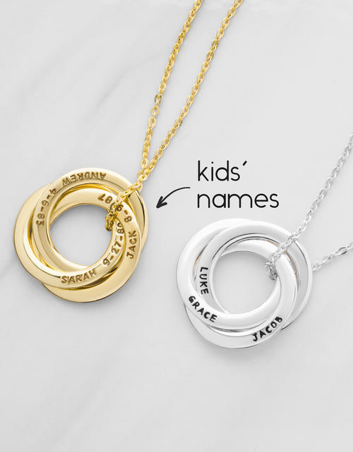 Load image into Gallery viewer, Personalized Grandma Gift, Children Name Necklace, Family Necklace
