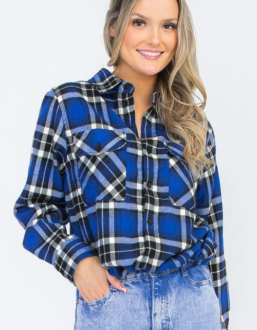 Load image into Gallery viewer, Oversize Boyfriend Plaid Checkered Flannel
