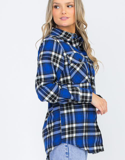 Load image into Gallery viewer, Oversize Boyfriend Plaid Checkered Flannel
