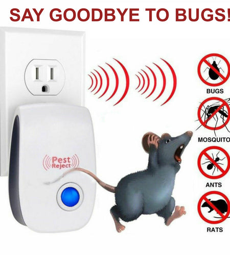 Electronic Pest Reject Control Ultrasonic Repeller Rat Spider Roaches