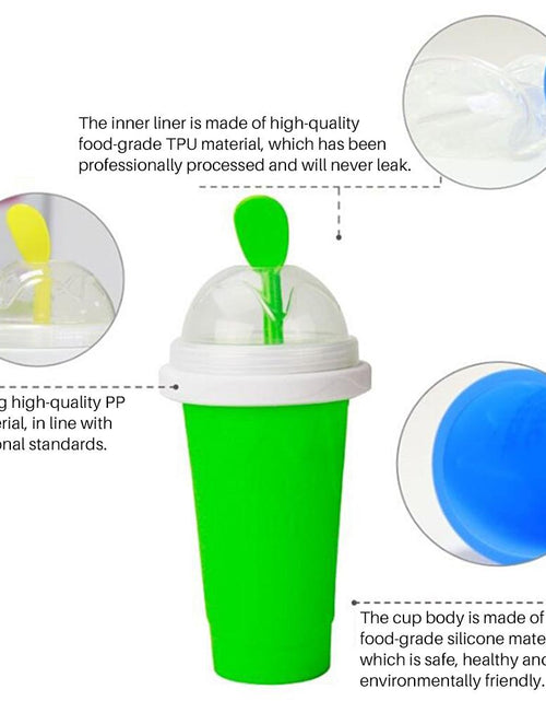 Load image into Gallery viewer, Slushy Maker Portable Travel Ice Cup Homemade Freeze Drinks Cup
