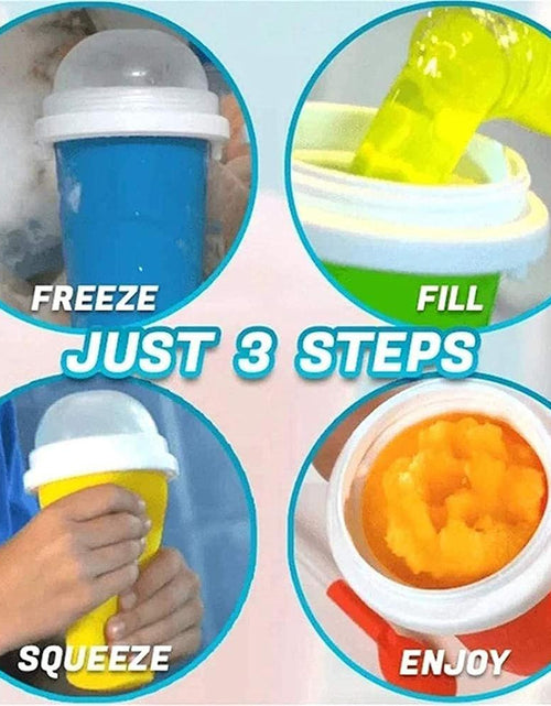 Load image into Gallery viewer, Slushy Maker Portable Travel Ice Cup Homemade Freeze Drinks Cup
