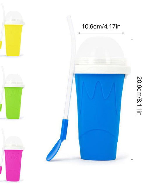 Load image into Gallery viewer, Slushy Maker Portable Travel Ice Cup Homemade Freeze Drinks Cup
