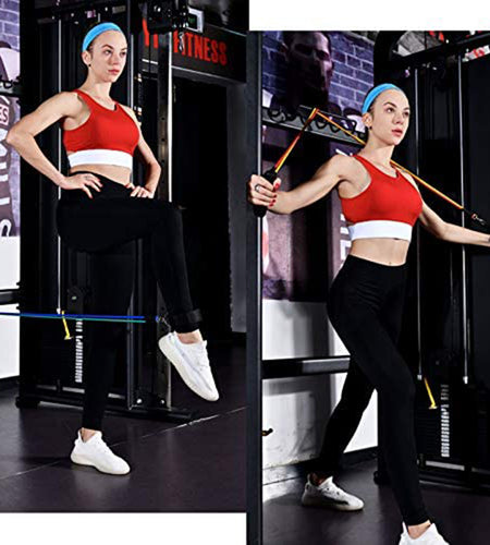 11Pcs Fitness Equipment Resistance Band Set