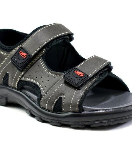 Men's Strappy Summer Sandals Grey