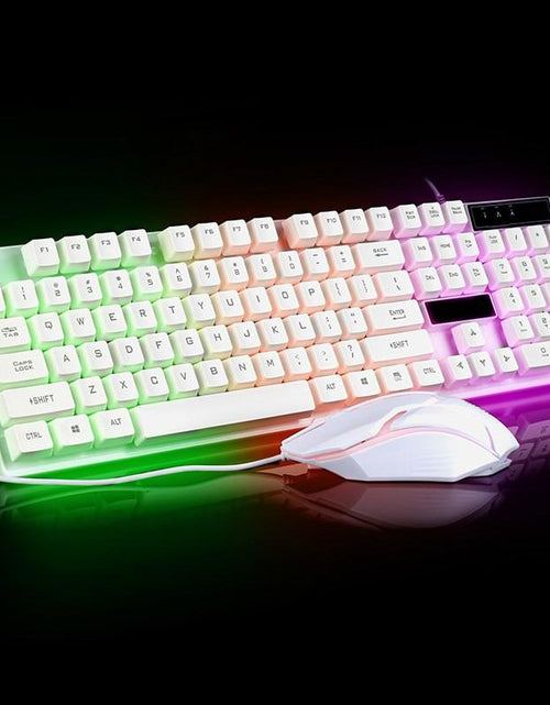 Load image into Gallery viewer, Ninja Dragons White Knight Gaming Keyboard and Mouse Set
