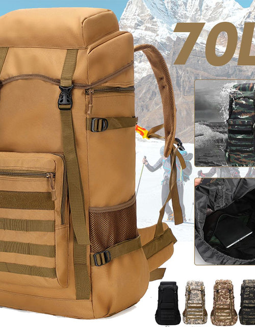 Load image into Gallery viewer, Waterproof Outdoor Camping 70L Military Backpack
