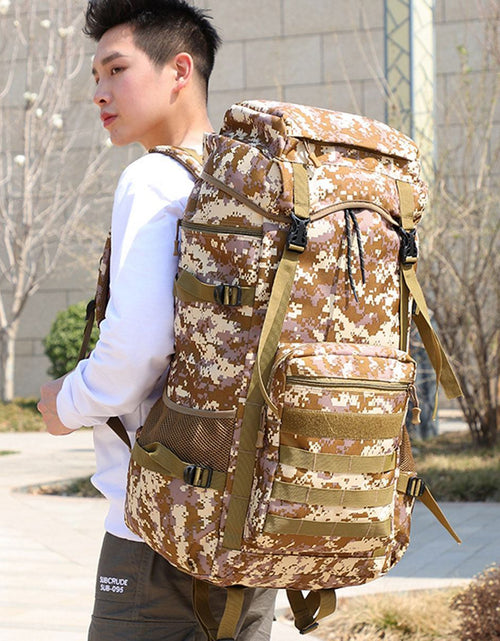 Load image into Gallery viewer, Waterproof Outdoor Camping 70L Military Backpack
