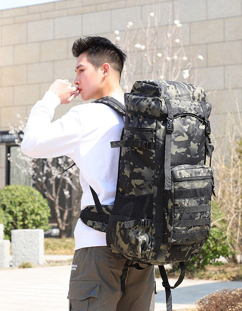 Load image into Gallery viewer, Waterproof Outdoor Camping 70L Military Backpack
