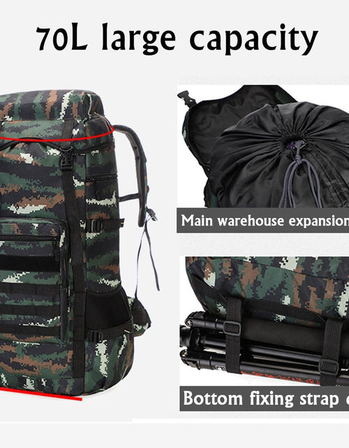 Load image into Gallery viewer, Waterproof Outdoor Camping 70L Military Backpack
