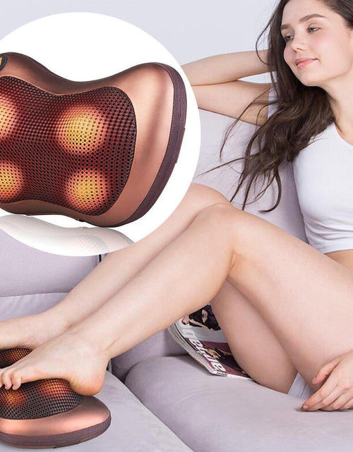 Load image into Gallery viewer, Portable 4 heads Massage Pillow
