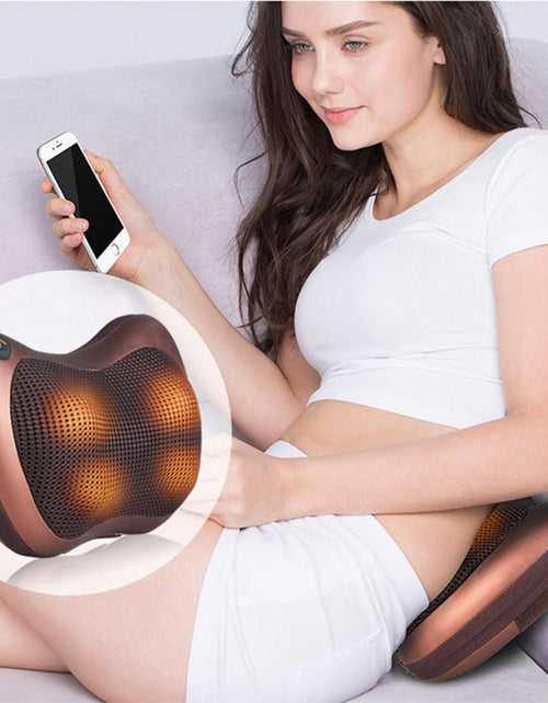 Load image into Gallery viewer, Portable 4 heads Massage Pillow
