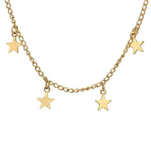 Load image into Gallery viewer, Dangling Star Necklace
