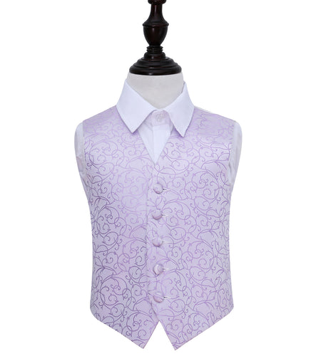 Swirl Waistcoat - Boys - Lilac, 24'