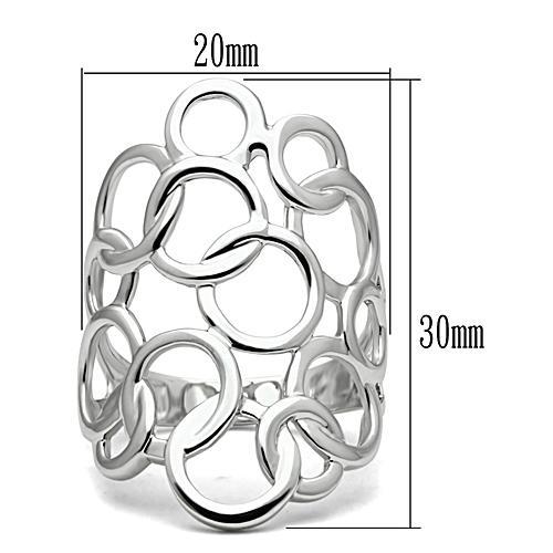 Load image into Gallery viewer, 3W170 - Rhodium Brass Ring with No Stone
