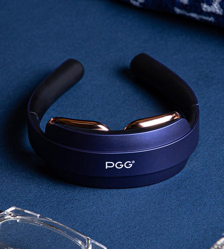 PGG Folding Portable Neck Massager 5 Modes Massage Pulse Infrared